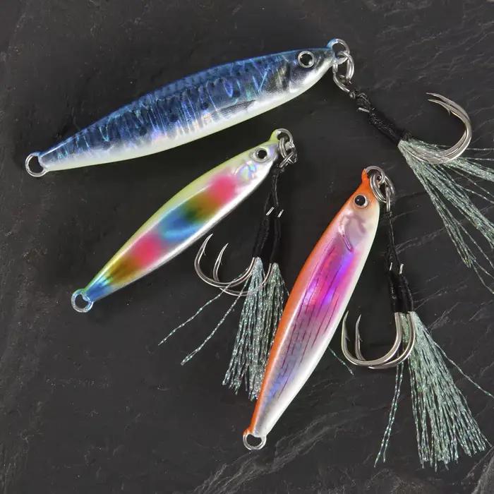 Leurre Rattle Jig FSTK 2024 20-80g - Cuillère Pêche Mer Long Cast Spinning Appât Artificiel