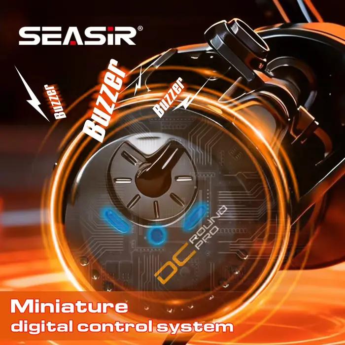Moulinet SEASIR DC Round Pro Baitcasting avec contrôle digital et roulements céramiques hybrides