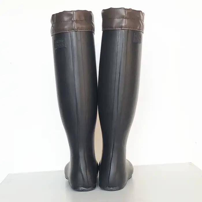 Bottes pliantes souples hautes légères étanches pêche wading chaussures eau hommes adultes extérieur