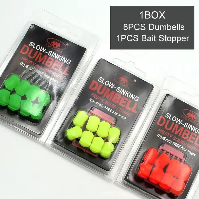 8 appâts flottants 12mm saveur fruitée calmar - Bouillettes lentes pêche carpe accessoires