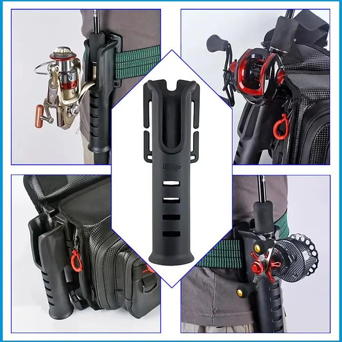 Ceinture porte-canne en nylon multifonction avec insert rapide pour pêche nomade et déplacement