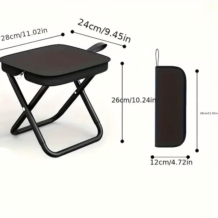 Tabouret de pêche multifonction ultra-léger pliant cadeau idéal pêcheur accessoire pêche portable voyage