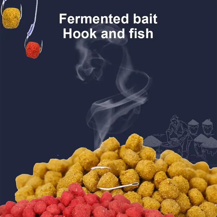 Appât granulé universel pour perche et silure - Pellets Hook Up avec odeur de ver rouge et poisson