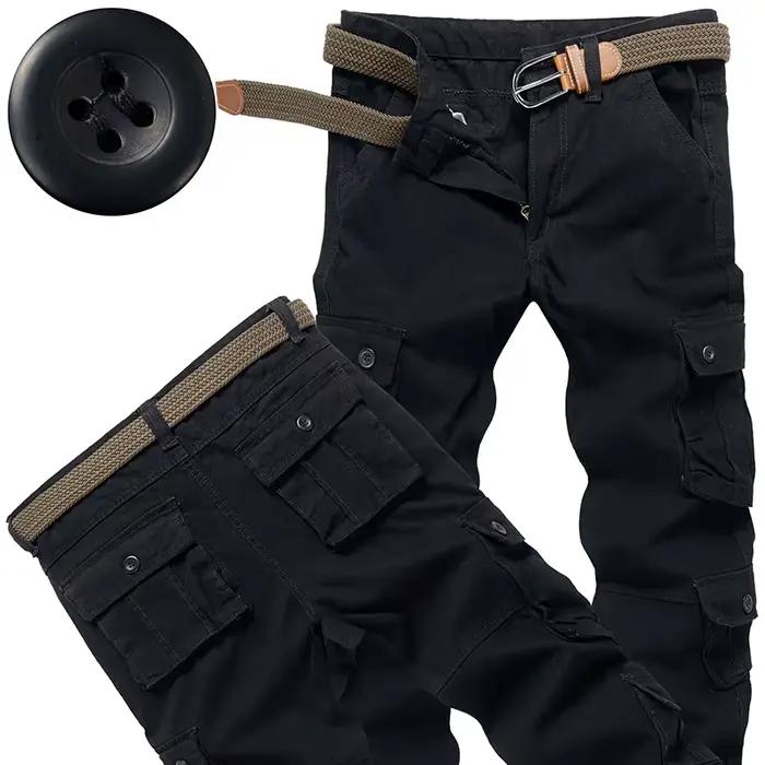 Pantalon cargo tactique homme pour pêche et randonnée - Confort optimal qualité premium jogger