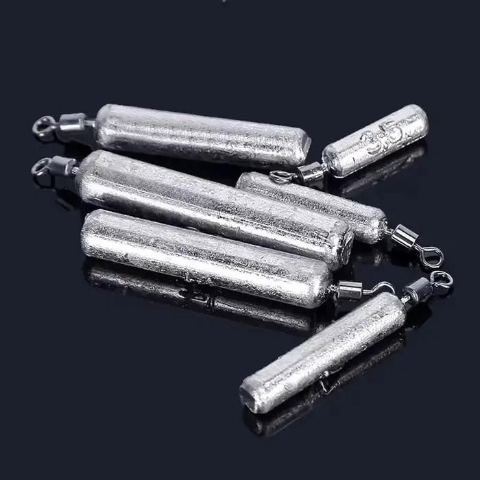 Moule à plombs pêche 15 pièces 3.5g-20g tube bullet métal kit accessoires mer