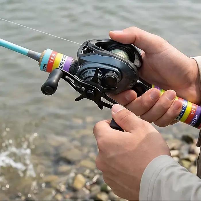 Moulinet baitcasting électrique DEUKIO DC roues carpe 6+1BB pour pêcheur professionnel en mer et eaux salées lancer appâts occasions spéciales