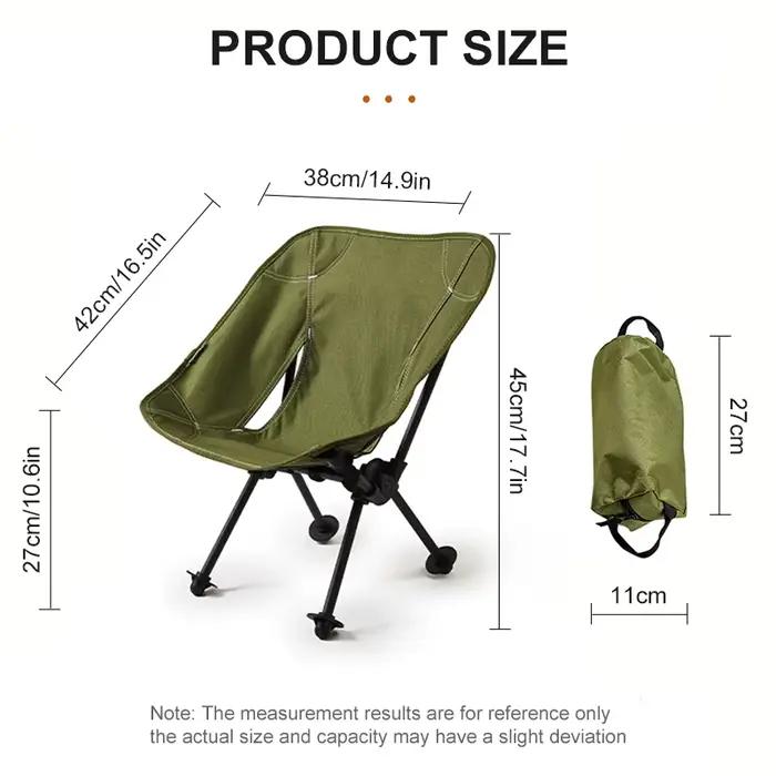 Chaise lune enfant pliante camping pêche mini légère siège dossier tactique