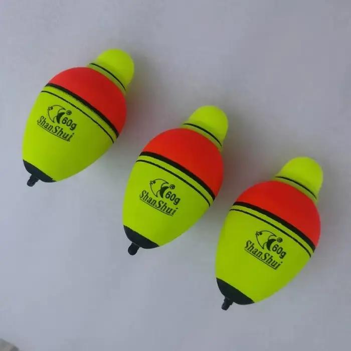 Flotteurs lumineux pêche nuit 2/4 pièces EVA luminescent 30-100g pour pêche mer et roche