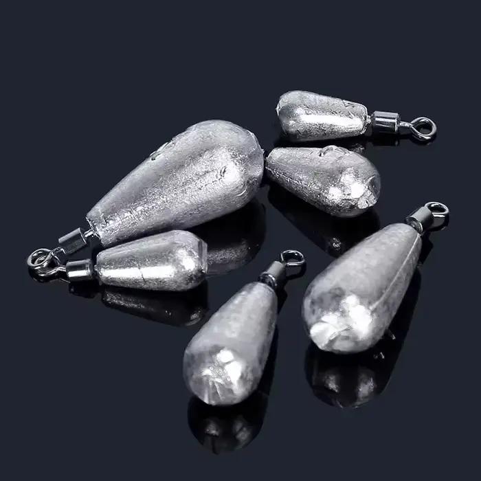 10 plombs goutte d'eau 3.5g à 20g - Accessoires de plombage pour pêche en mer et rivière