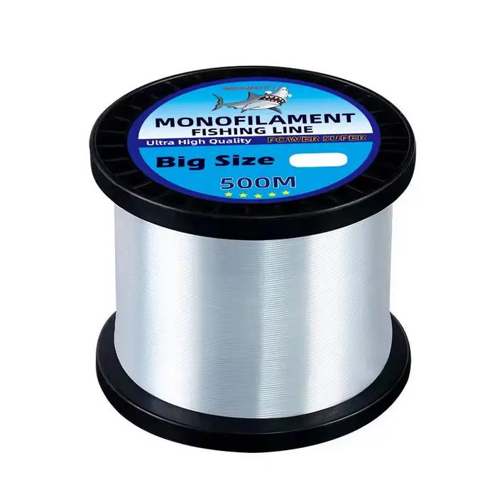 Ligne de pêche monofilament épaisse 0.6 à 1.0mm pour mer et surf 500m résistance
