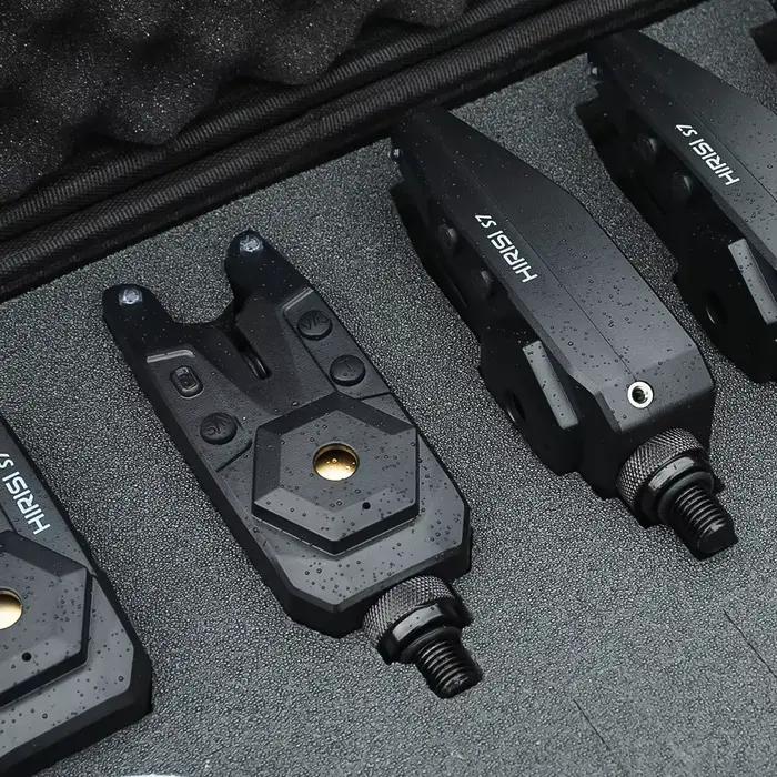 Set d'alarme sans fil Hirisi S7 étanche - Indicateur de touches pour pêche à la carpe 1+4