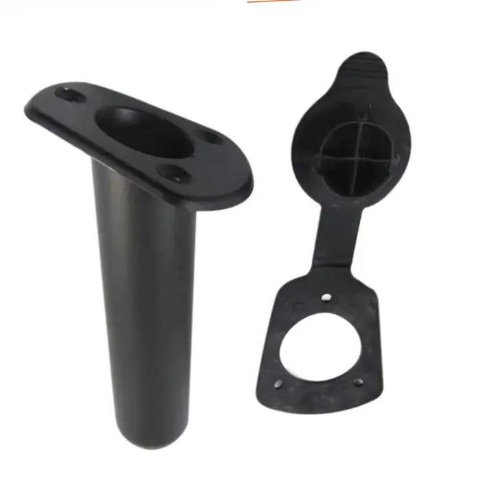 Support de canne à pêche kayak 2/4 pièces avec cache et joint étanche pour fixation flush mount