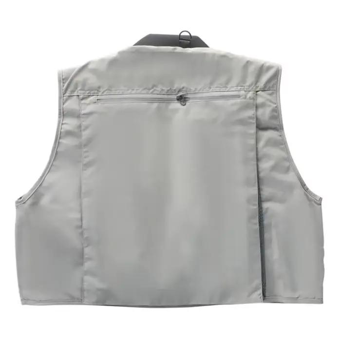 Veste de pêche respirante multi-poches printemps été automne pour pêcheur photographe extérieur