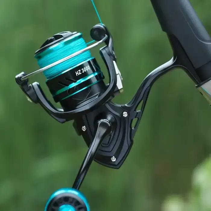 Moulinet spinning LINNHUE HZ500-7000 frein max 10kg bobine métal grip pour pêche carpe carnassier accessoire pesca