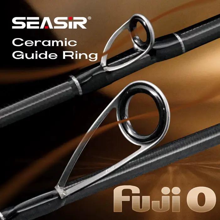 Canne Seasir Salminus XF M/MH 1.83m 4 sections voyage pêche lourde 7-9kg anneaux FUJI O Guide