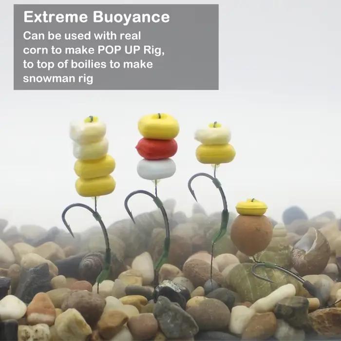 Leurre maïs flottant pour pêche à la carpe - Appât pop-up haute flottabilité S/L - Accessoires hair rig