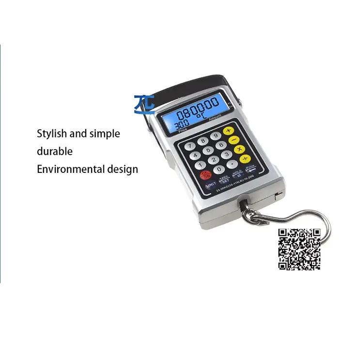 Balance électronique multifonction portable 50kg - Pèse-poisson et pèse-bagage digital précis ZJMZYM