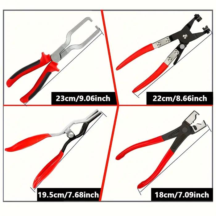 Pince collier de serrage professionnelle pour pêche : kit déconnexion ligne carburant réparation auto