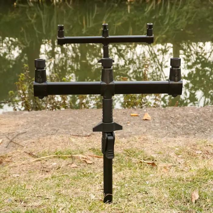 Support de canne télescopique Hirisi en aluminium - Banksticks réglables pour rod pod pêche de la carpe