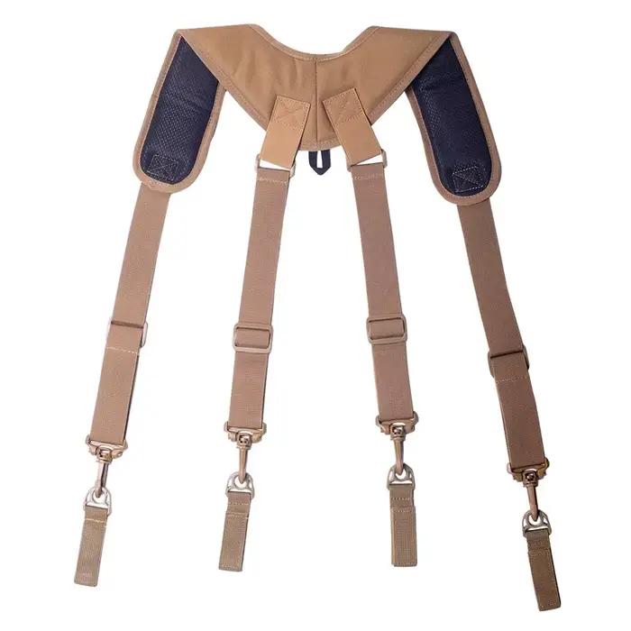 Bretelles ajustables équipement pêche type X tactiques suspension ceinture confort extérieur