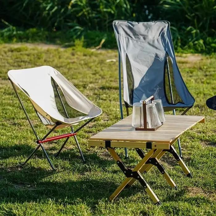 Chaise longue pliante Widesea pour pêche et plage - Siège détente confortable camping et voyage loisirs