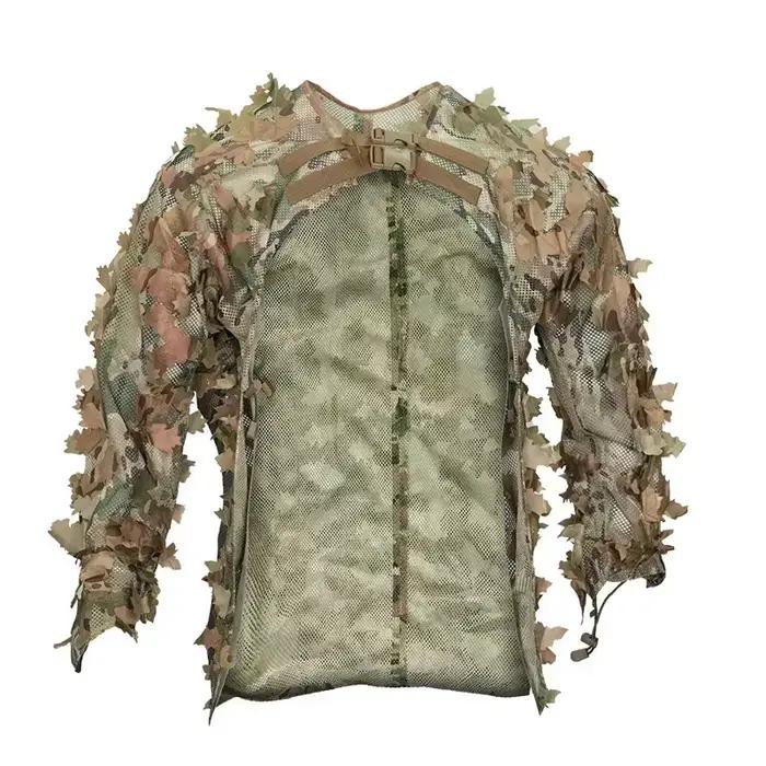 Robe camouflage Ghillie pour homme femme - tenue chasse pêche jungle feuilles extérieur