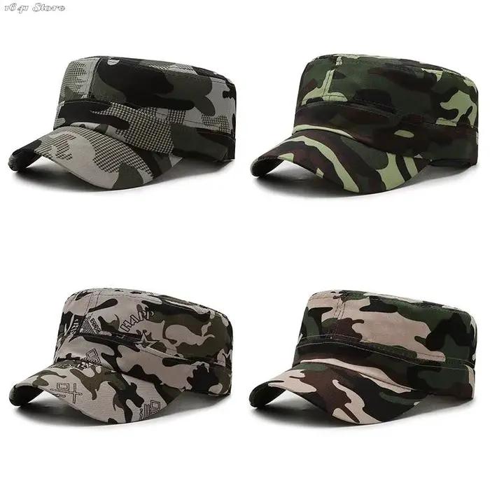 Casquette plate camouflage unisexe - Protection solaire pour pêche, camping et randonnée