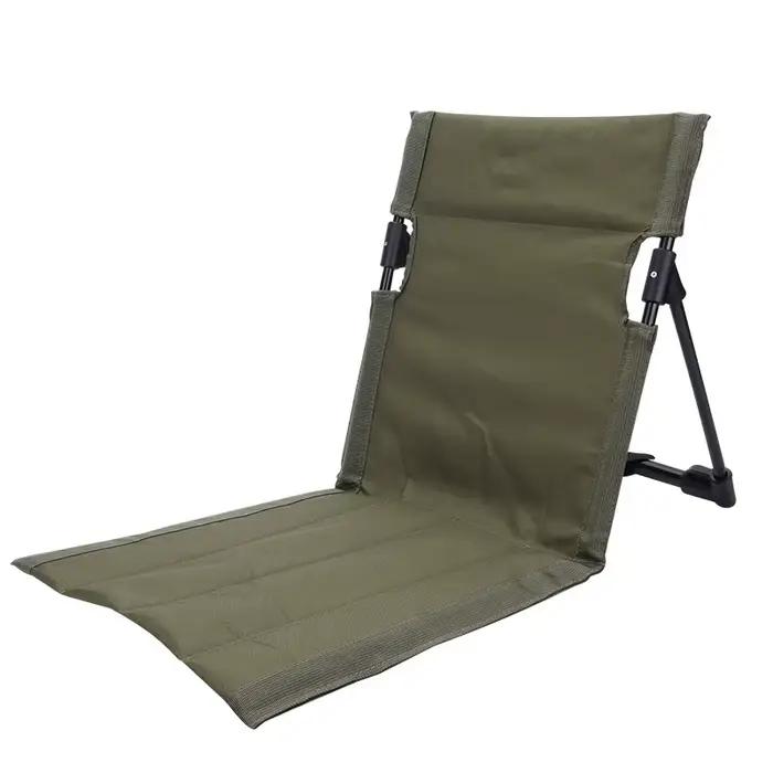 Chaise pliante pêche avec dossier et coussin - Siège confort jardin et plage pour pêcheurs