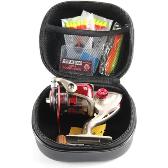 Étui de protection anti-choc pour moulinet de pêche en polyester robuste et housse PU étanche pour les pêcheurs ocasions spéciales et cadeaux
