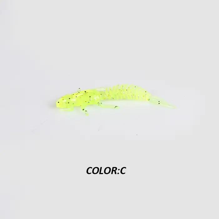 Leurre souple larve 6cm/5cm Reach Soft 2023 - appât silicone pour pêche en eau douce et carnassiers