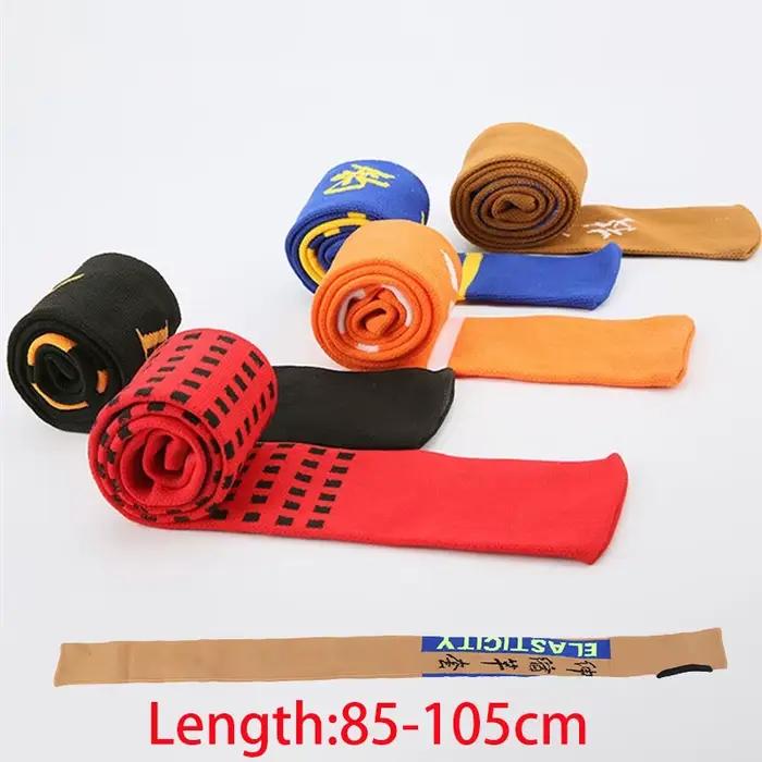 Protection élastique en nylon pour cannes à pêche - Chaussette multicolore - Baguier télescopique résistant