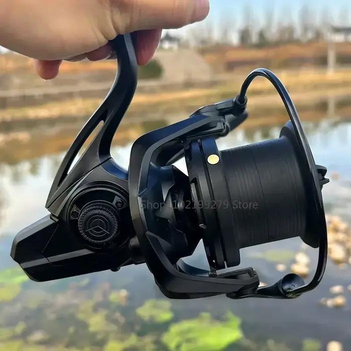 Moulinet de pêche spinning puissant 20KG max drag pour mer et eau douce série 6000 à 14000
