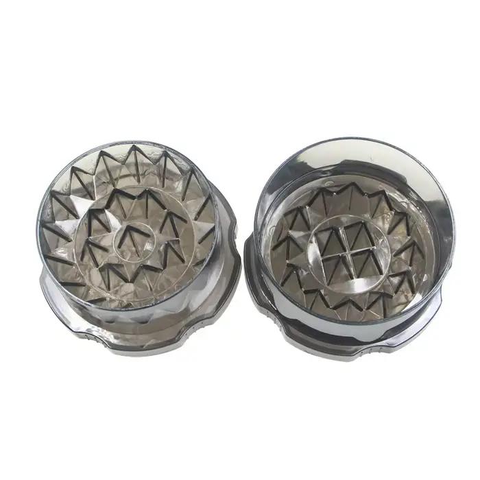 Broyeur à amorce pour carpe - Boîte en plastique fumé avec broyeur intégré pour bouillettes et appâts