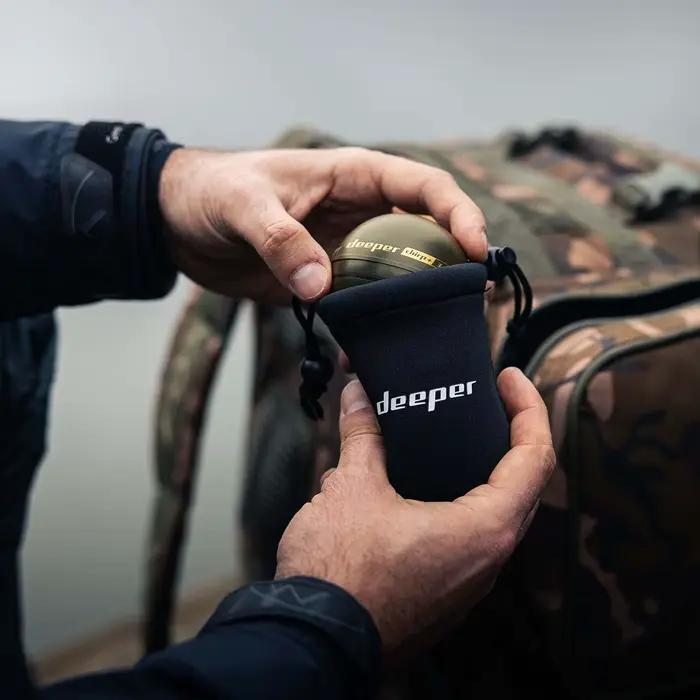 Deeper Smart Sonar Chirp+3 3ème génération avec cartographie GPS 3D et batterie 15H pour pêche mobile