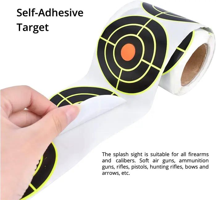 Autocollants cible de tir 200 pièces réactifs - Accessoire pêche et chasse entraînement pratique