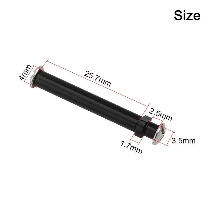Axe en alliage aluminium pour poignée de moulinet Daiwa - pièce de rechange 4mm casting et spinning