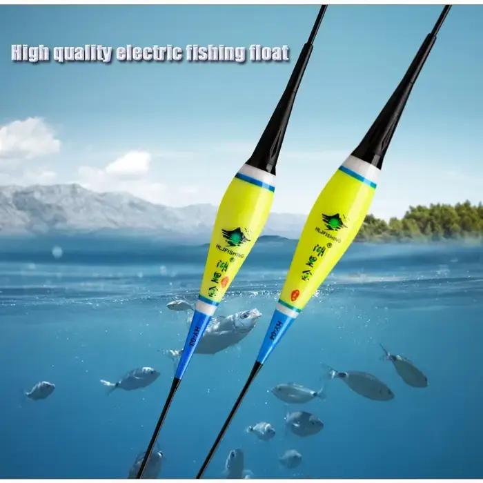 Lot de 3 flotteurs lumineux électriques pour la pêche, éclairage LED non éblouissant avec changement de couleur