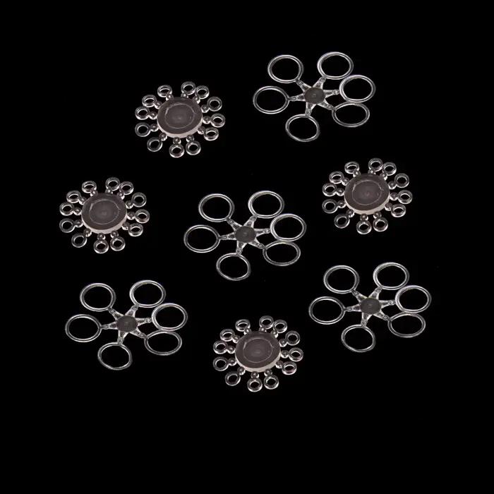 Élastiques stop bouillettes 10-100 pièces pour pêche carpe - anneaux caoutchouc pellets élastiques