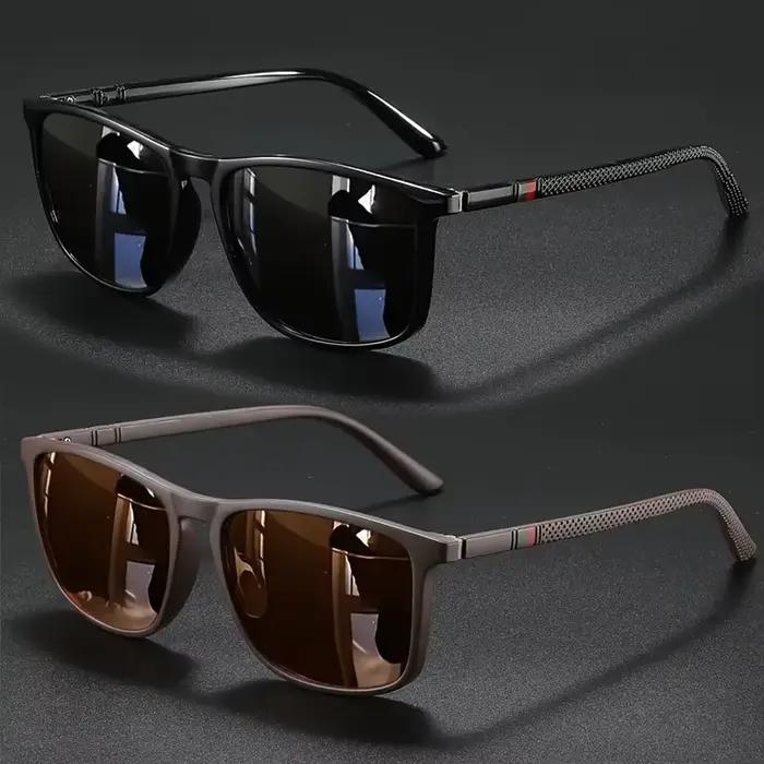 Lunettes de pêche polarisées vintage luxe pour homme et femme - Protection UV400 optimale