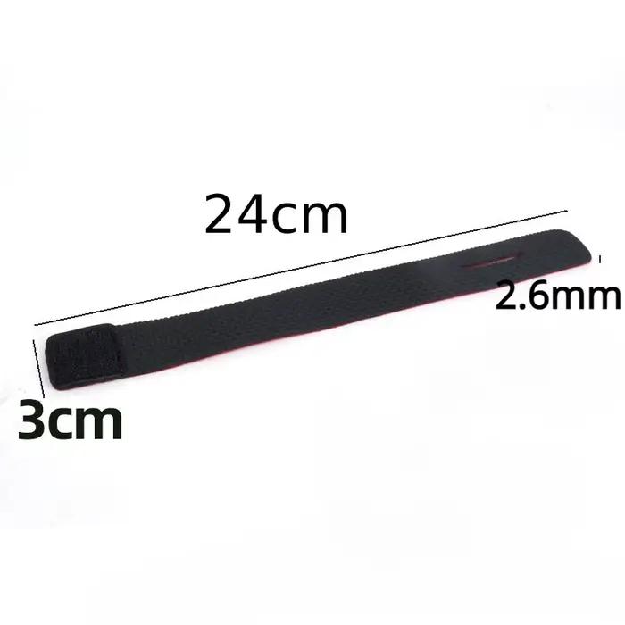 Sangle élastique réutilisable pour canne à pêche, 5 ou 10 bandes de fixation anti-dérapantes pour matériel