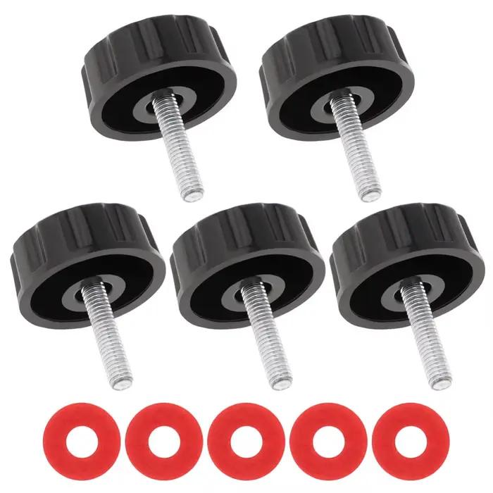 5 pièces vis de manivelle moulinet spinning universel poignée pliante pêche