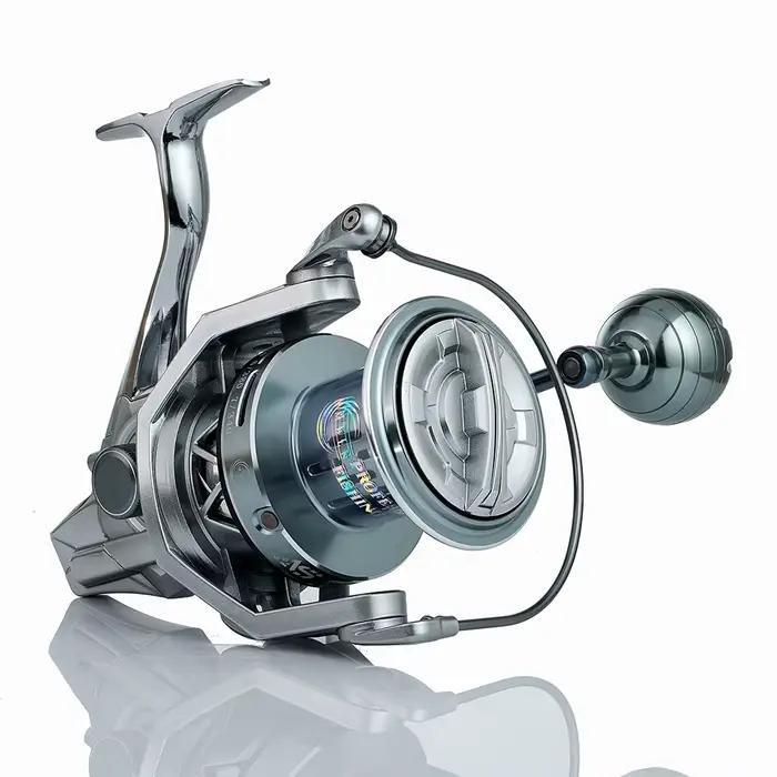 Moulinet de pêche surfcasting mer robuste MBLN 35kg drague métal résistant corrosion