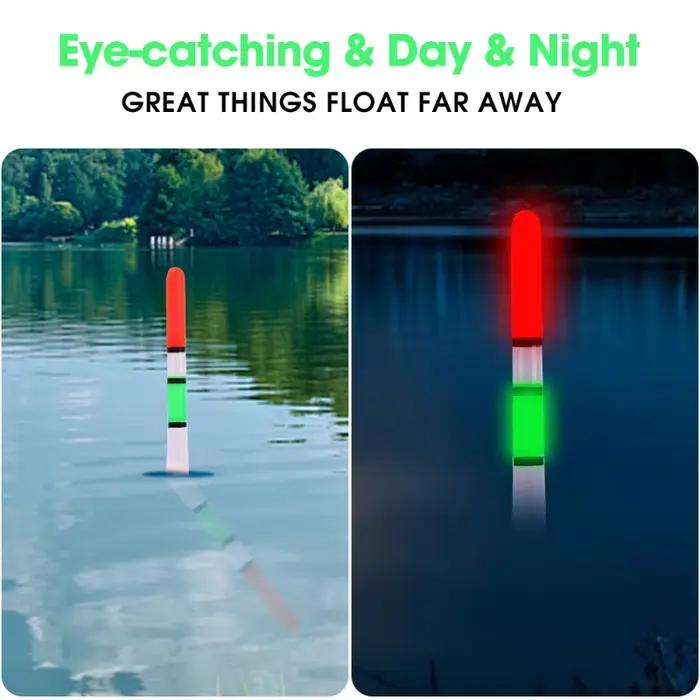 Flotteur lumineux EVA pêche nocturne 10g-20g - Accessoire pêche mer et roche avec lumière intégrée