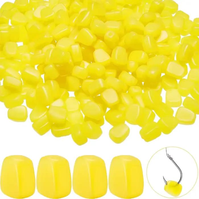 50 leurres silicone maïs flottants parfum crème appâts artificiels carpe succès pêche