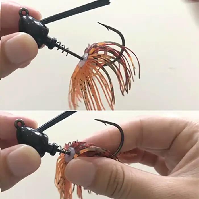 3 à 10 pcs Skirts Silicone 88 Strands 64mm - Jupes élastiques parapluie pour buzzbaits spinnerbaits