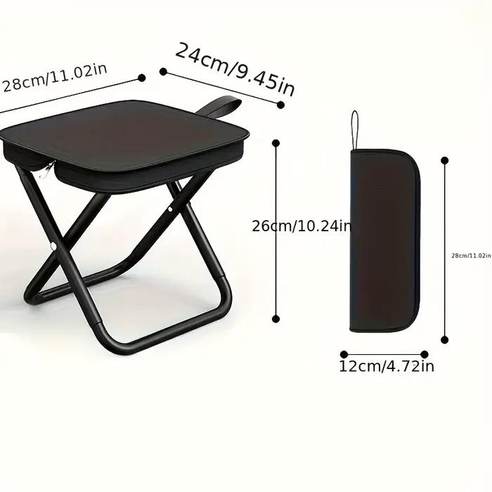 Tabouret pliant sac à dos léger pour pêche voyage camping randonnée plage transport facile