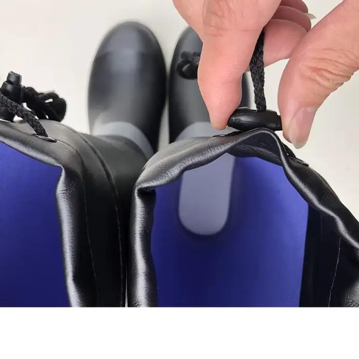 Bottes de pêche anti-dérapantes semelle crampons caoutchouc étanches protection orteils chaussures roche