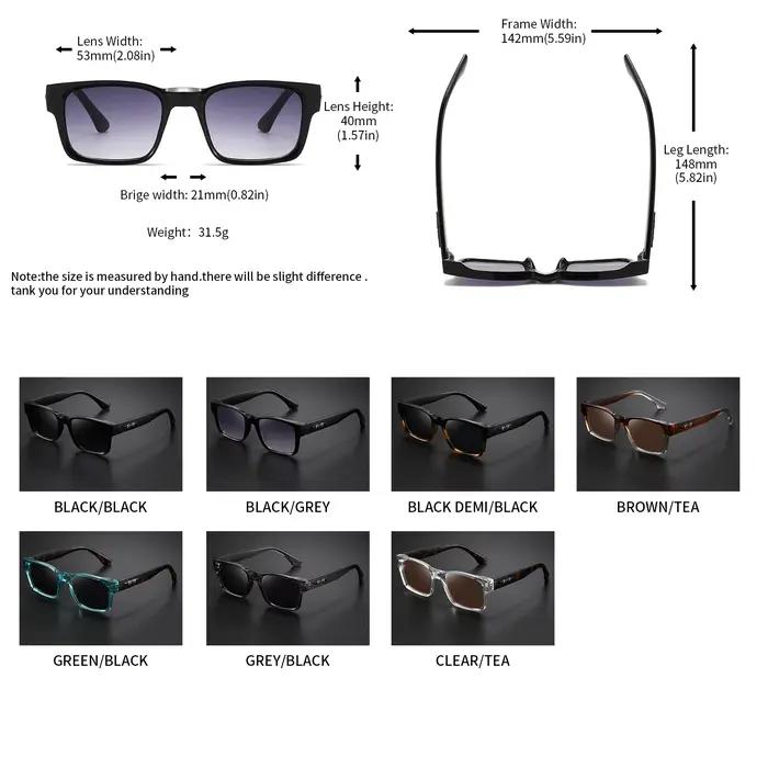 Lunettes de soleil rétro punk pêche - Cadre carré protecteur UV400 unisexe pour aventures extérieures