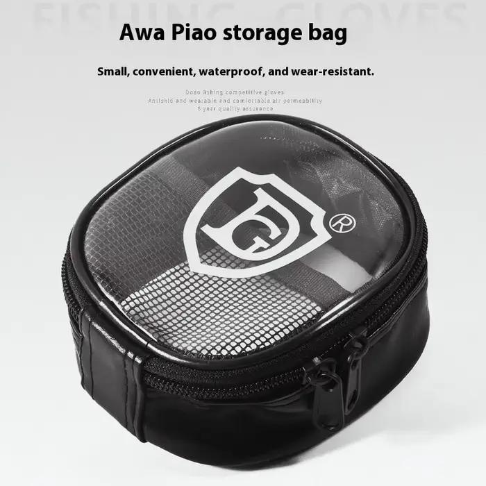 Sac de rangement Apo transparent maille pour flotteurs et petits accessoires de pêche - Kit pratique