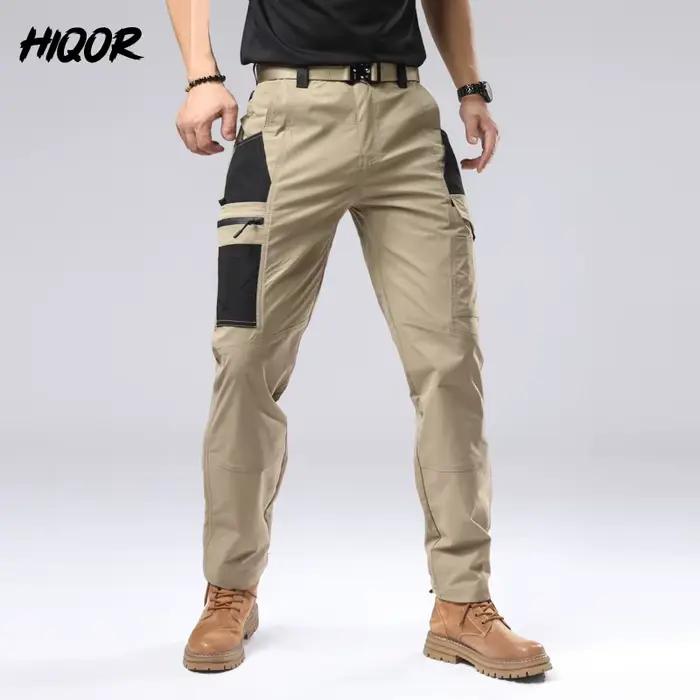 Pantalon cargo baggy été pêche randonnée travail hommes outdoor américain confortable